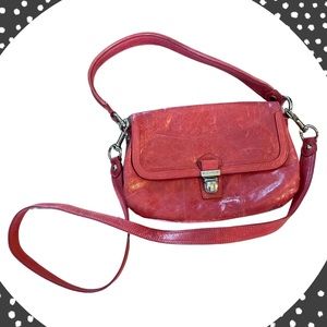 Vintage Coach Poppy satchel Red leather purse